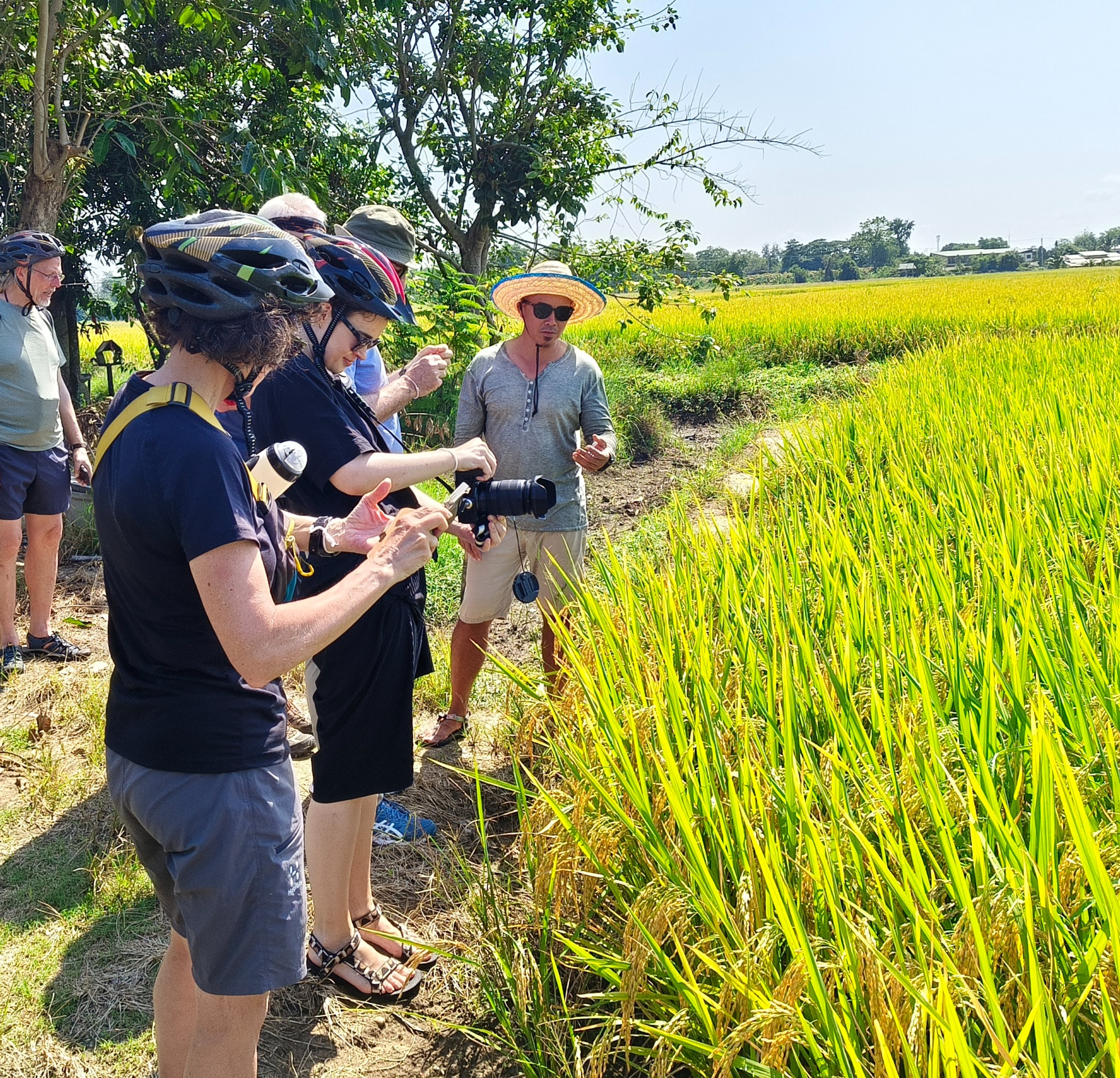 AJ Adventures guiding guests during a local experience