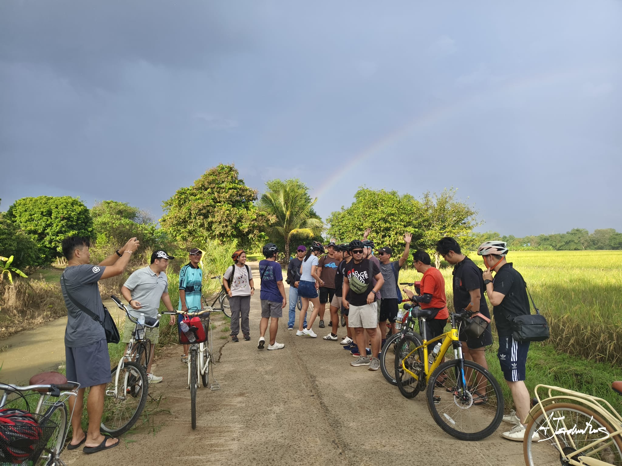 Cycling through Chiang Mai countryside