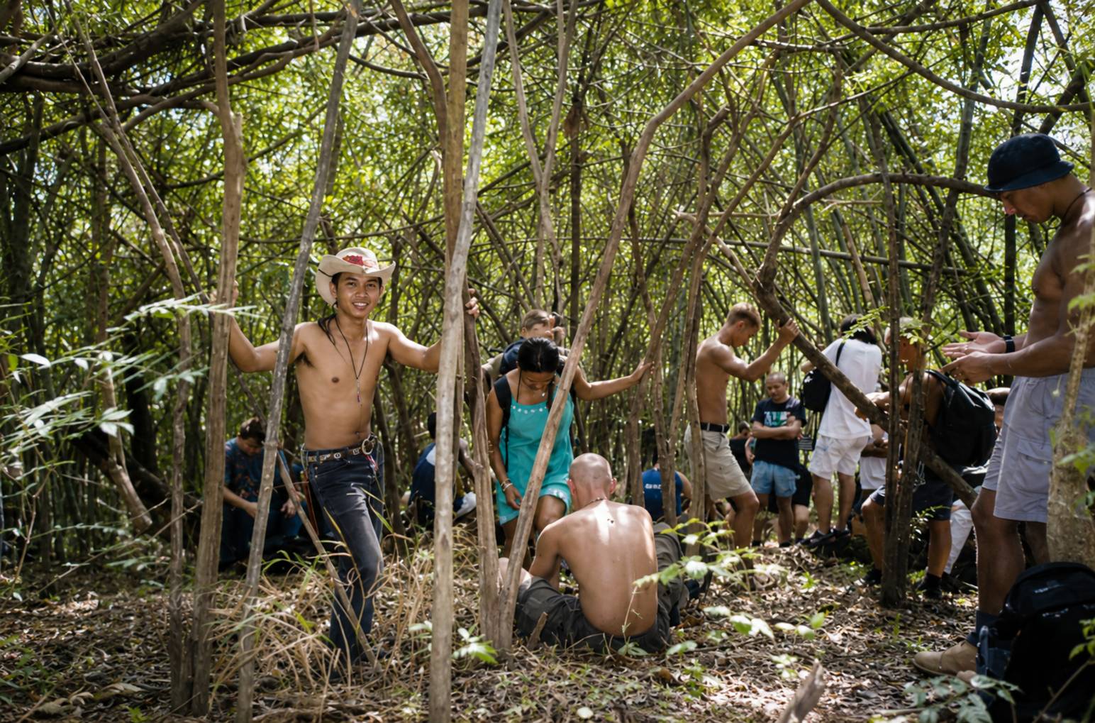 Early trekking guide experience in the forest