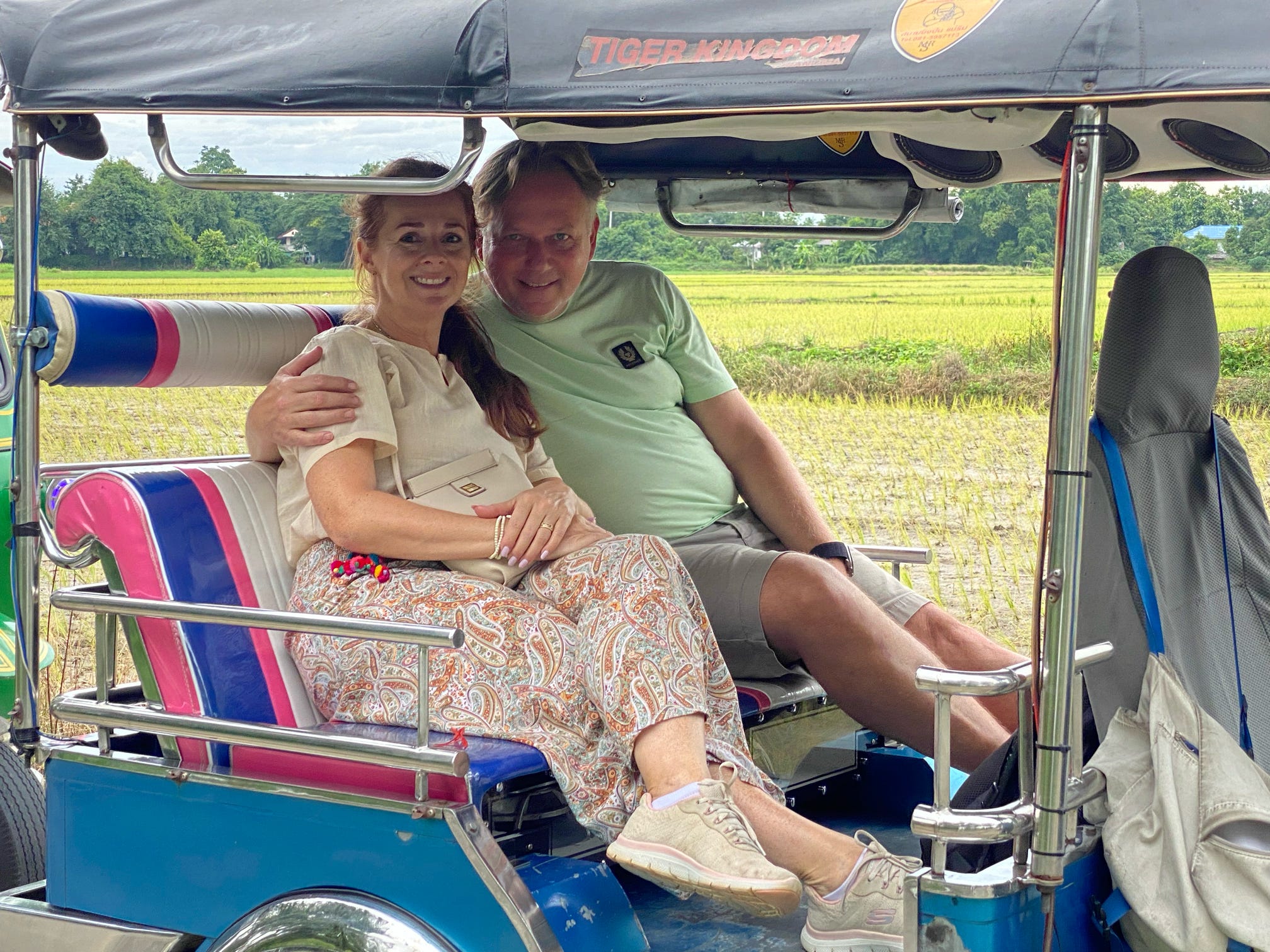 Tuk-tuk ride through Chiang Mai countryside
